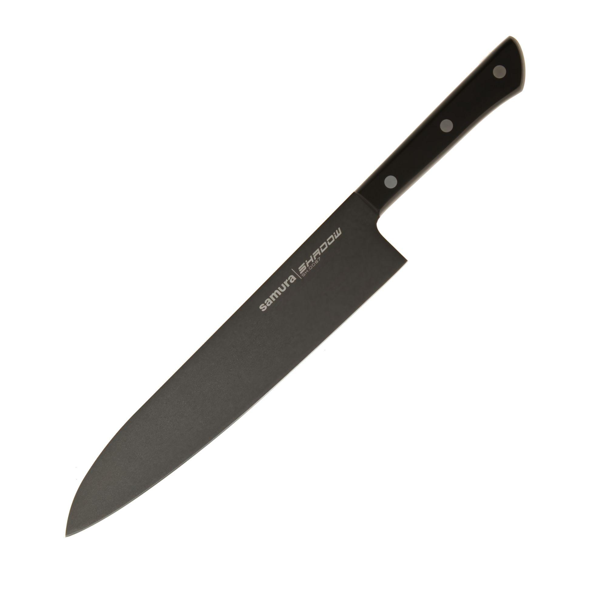 Nóż szefa kuchni Samura Shadow 24 cm AUS-8 SH-0087