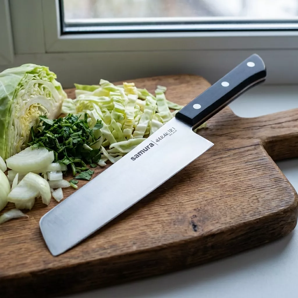 Samura Harakiri Modern Nakiri nóż kuchenny do warzyw 17.4 cm