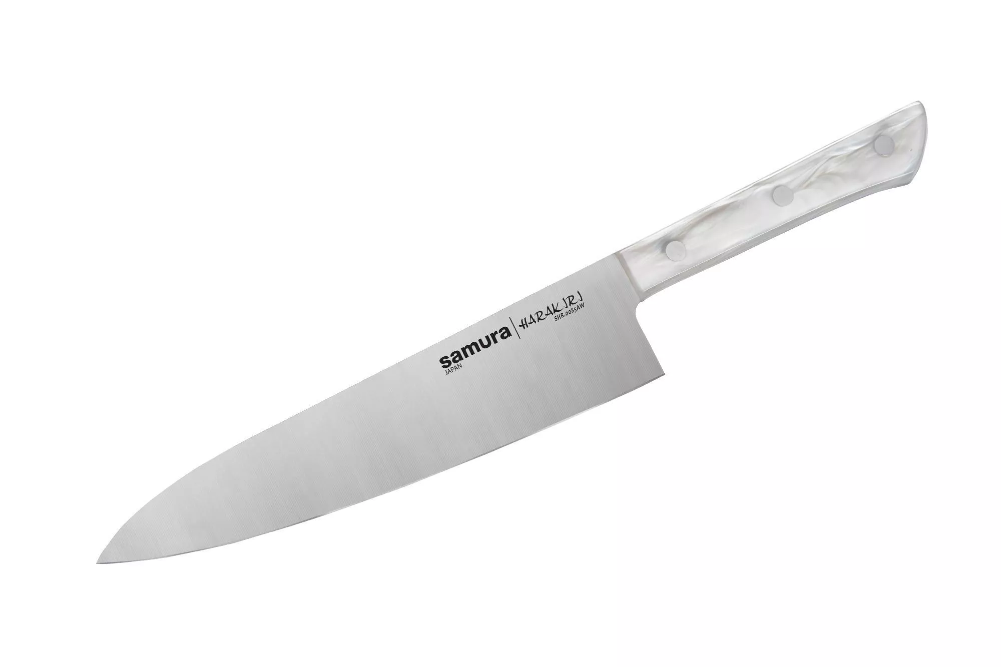 Samura Harakiri Zestaw 3 Noży Kuchennych, Ostrza 9.9/15/20.8 cm, Akryl