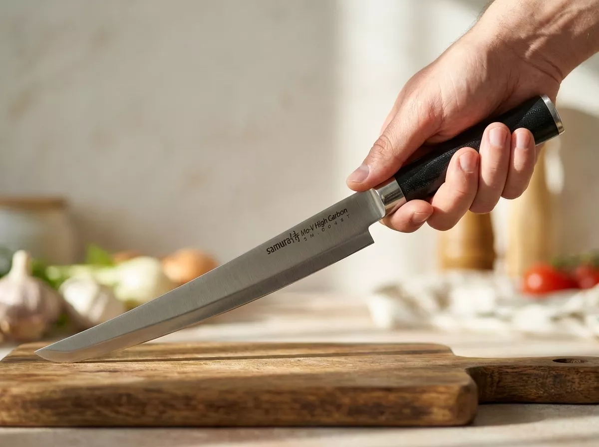 Samura MO-V Slicing Tanto - Nóż do plastrowania 24 cm