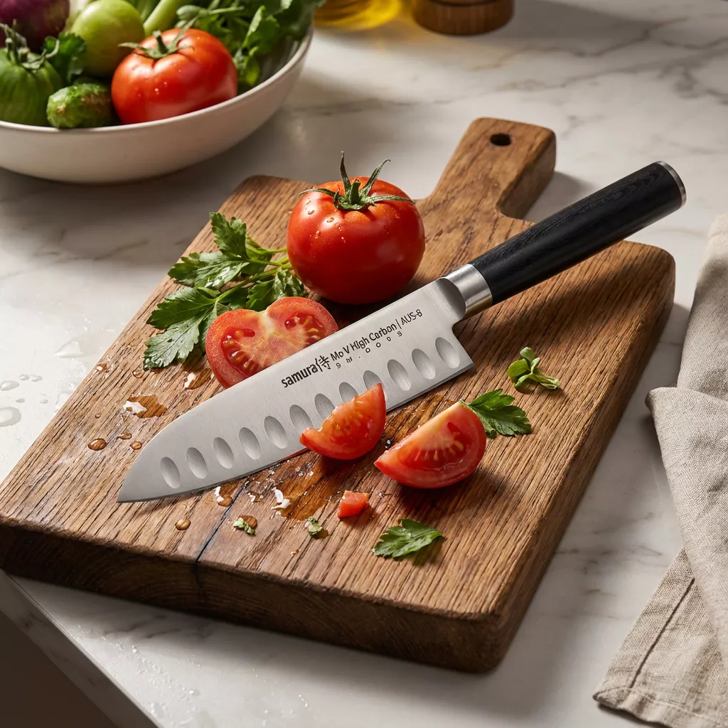 Samura MO-V nóż kuchenny małe santoku 138mm