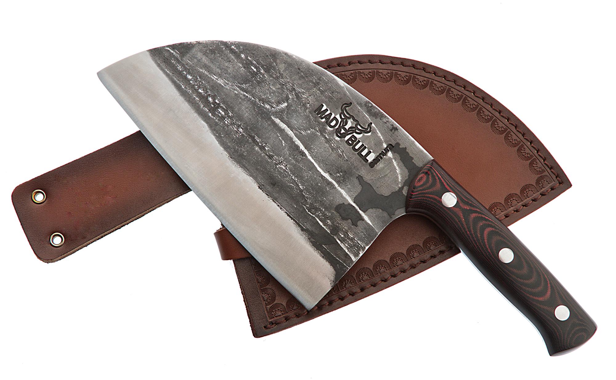 Samura Mad Bull Tasak Serbski 18cm Czerwony AUS-8