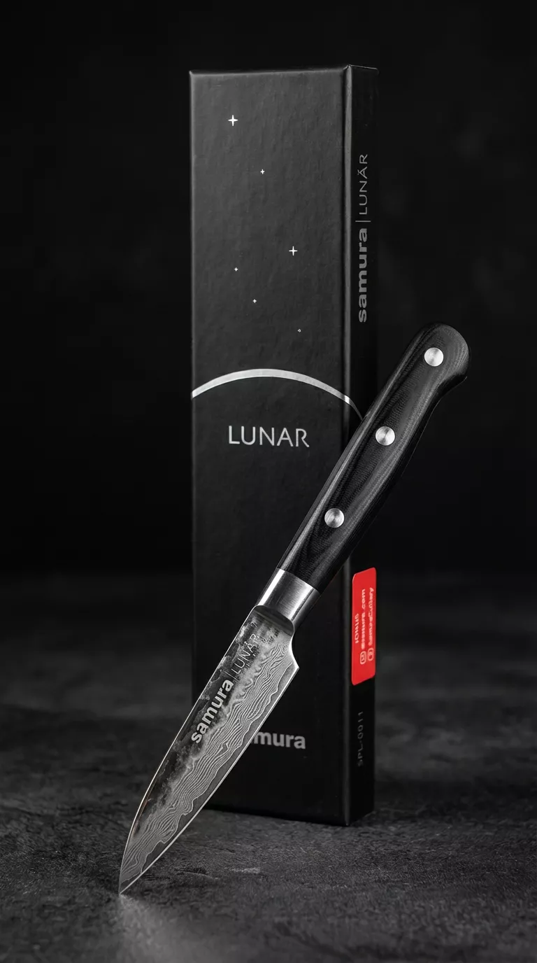 Samura Pro-S Lunar Nóż uniwersalny 8 cm stal damasceńska AUS-10