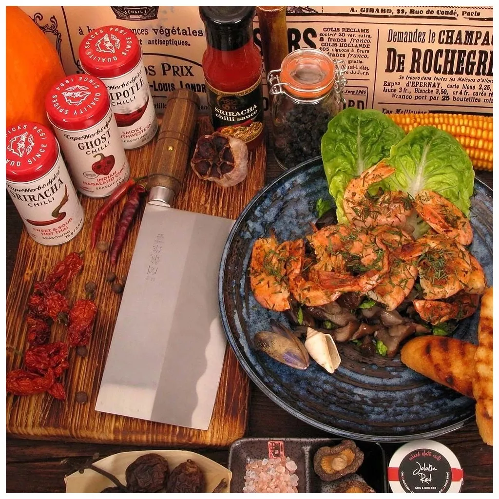 Sekiryu KATEI Chiński Tasak Kuchenny 17,5 cm - Stal 420J2 - Rękojeść z