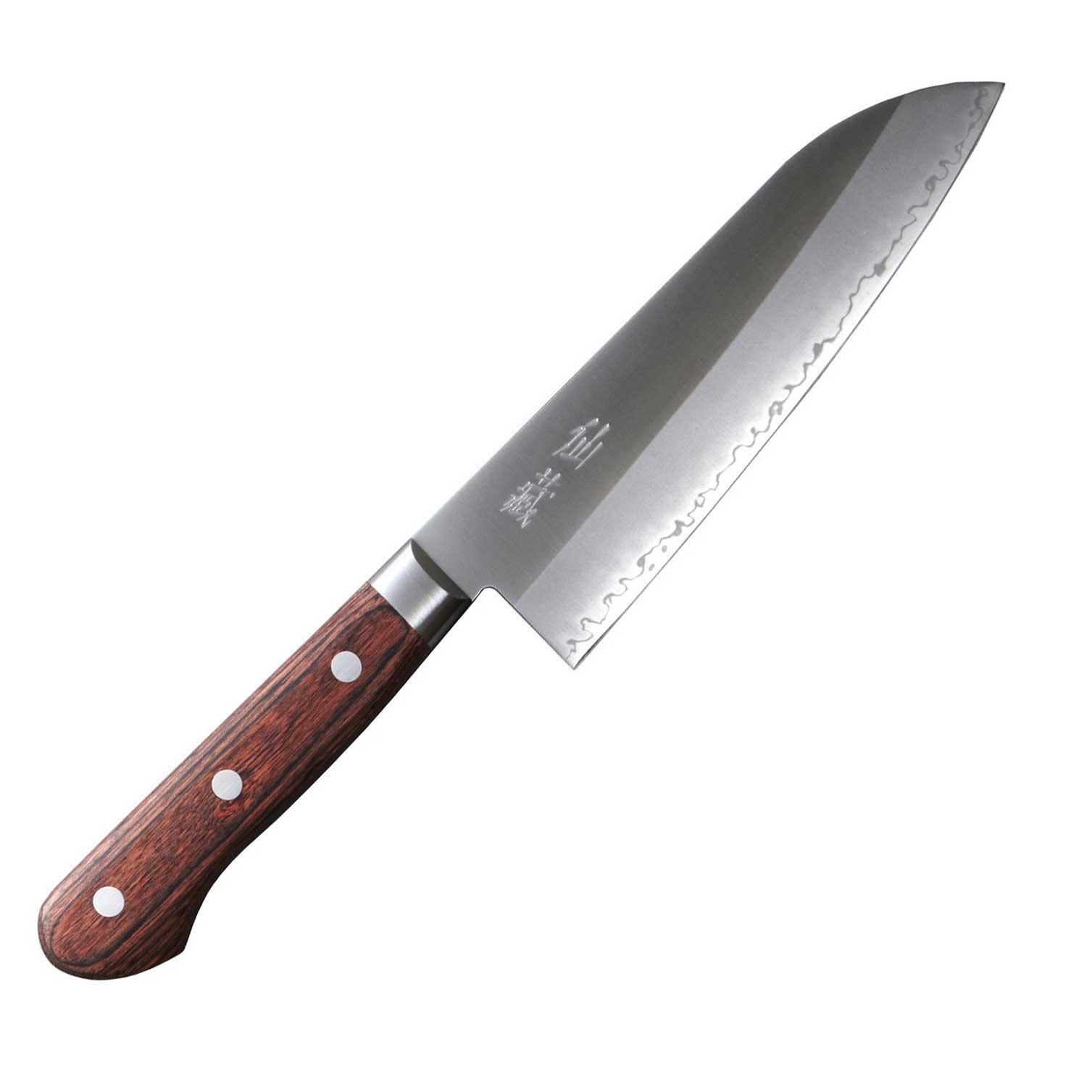Suncraft Clad Nóż Santoku 16,7 cm - Stal AUS10 San Mai