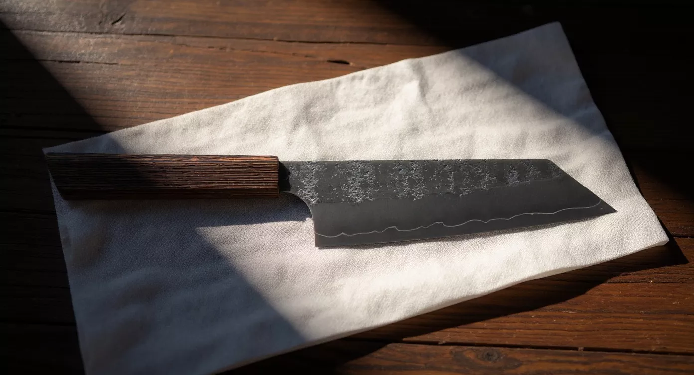 Nóż kuchenny japoński Suncraft Senzo Retro Bunka 16,5 cm stal GIN-SAN S