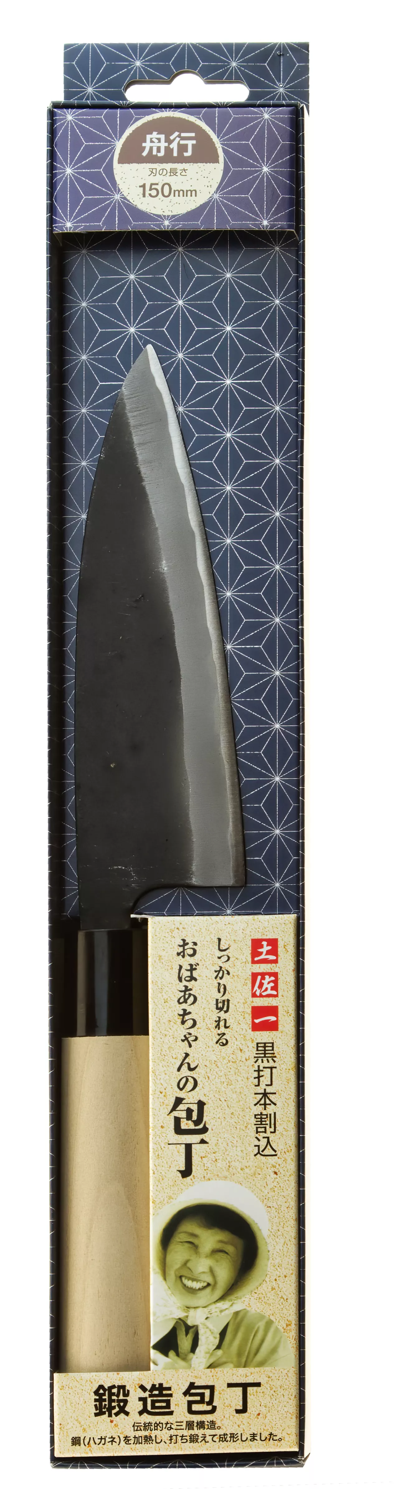 Nóż japoński Tosaichi Grandma's santoku 15 cm Kurouchi SK-5