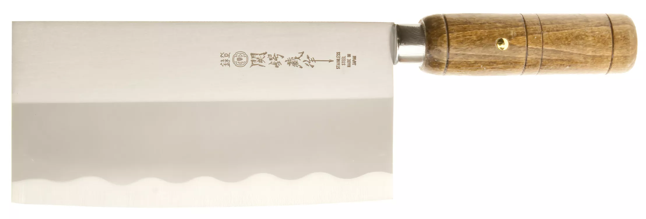 Tsubazo Japoński Tasak Kuchenny, Ostrze 17.5 cm, Brzozowa Rękojeść