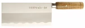 Tsubazo Japoński Tasak Kuchenny, Ostrze 17.5 cm, Brzozowa Rękojeść