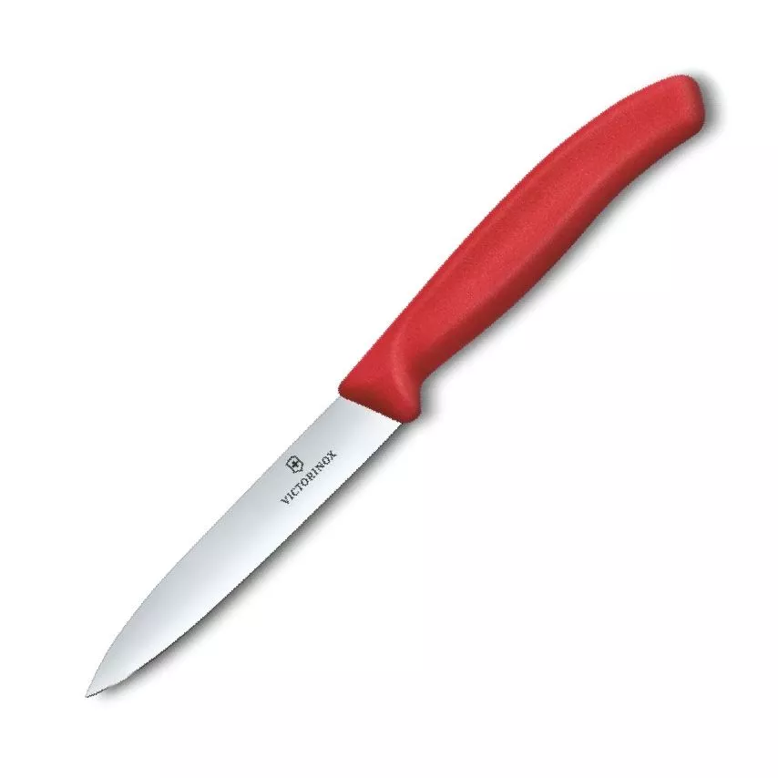 Victorinox Swiss Classic Nóż Uniwersalny do Warzyw i Owoców 10 cm Czerwo