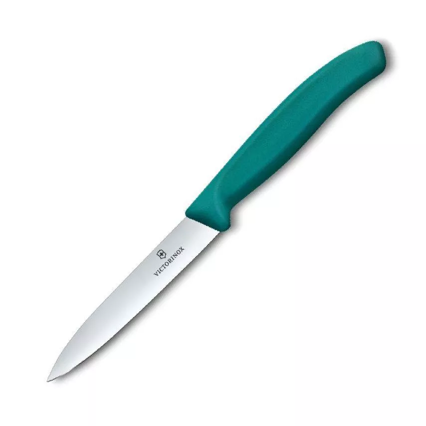 Victorinox Swiss Classic Nóż do Warzyw i Owoców, Ostrze 10 cm, Zielony