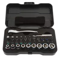 AtuMan / Duka Zestaw Wkrętaków z Grzechotką i Bitami RS2, 33 elementy