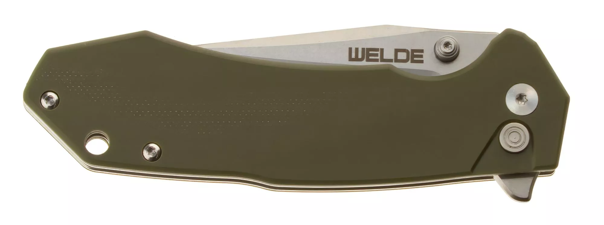 Welde nóż składany D2F64 ciemna zieleń