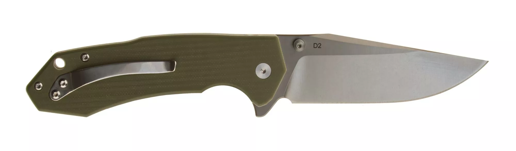 Welde nóż składany D2F64 ciemna zieleń