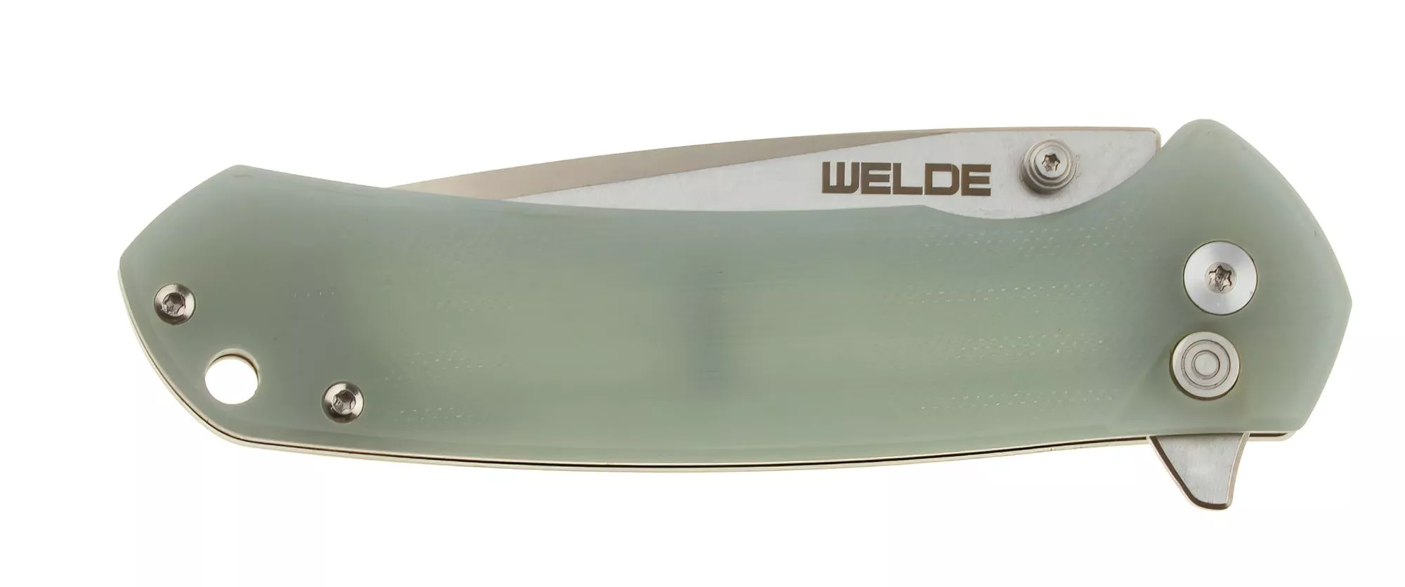 Welde nóż składany tanto D2F64 jadeit