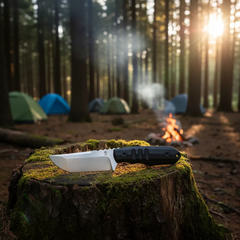 Womsi Stein nóż taktyczny czarne G10 14C28N.