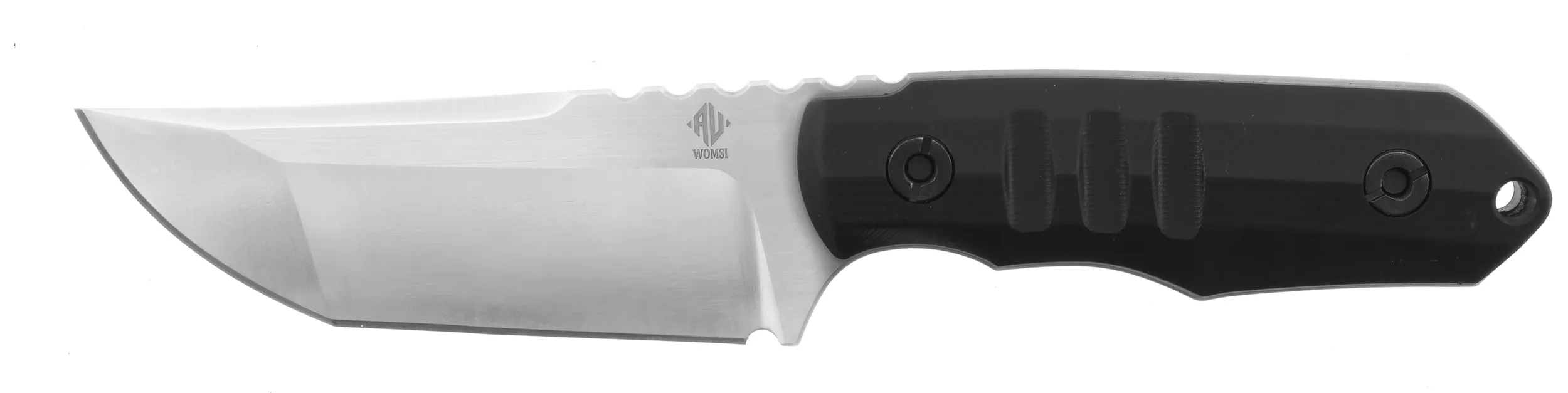Womsi Stein nóż taktyczny czarne G10 14C28N.