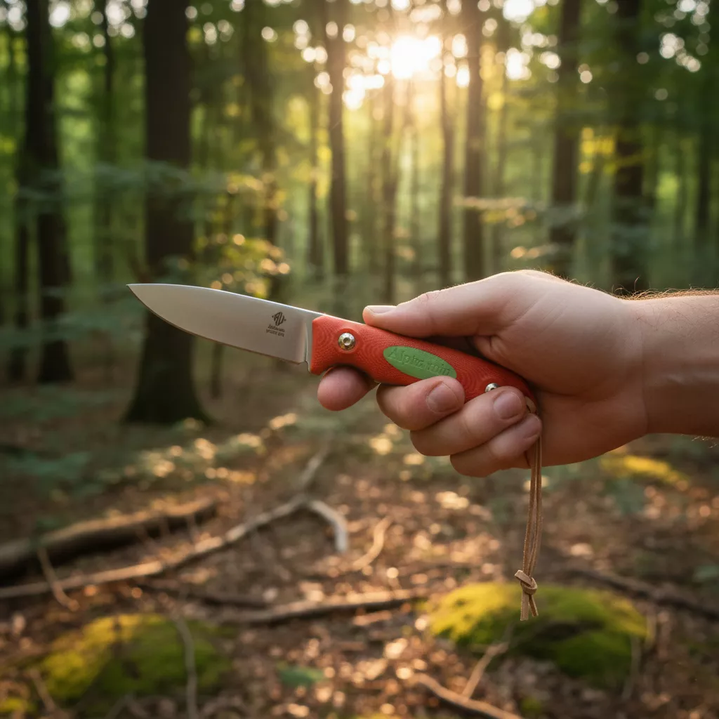 Womsi Alpha miu nóż czerwona mikarta S90v