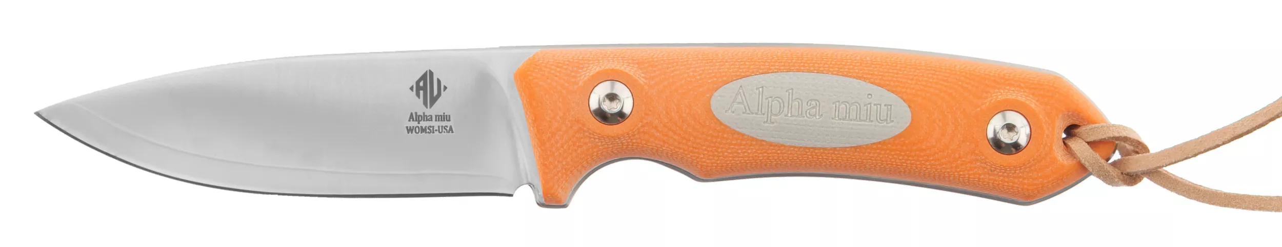 Womsi Alpha miu nóż pomarańczowa mikarta S90v