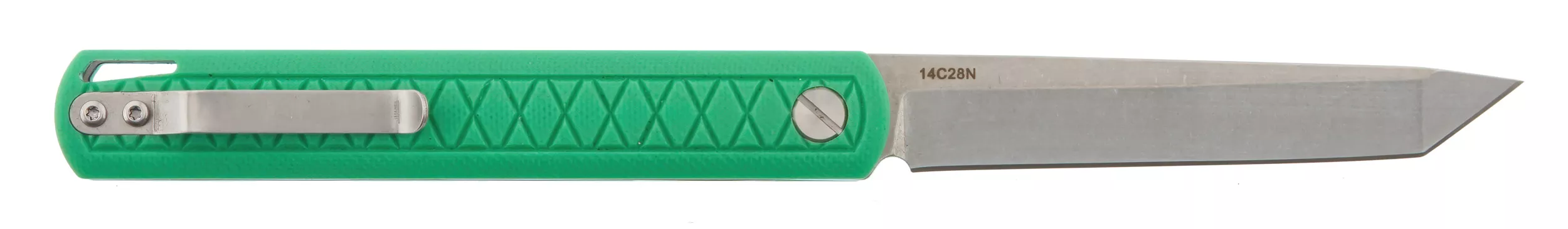 Womsi Wolf nóż składany tanto green G10 14C28N