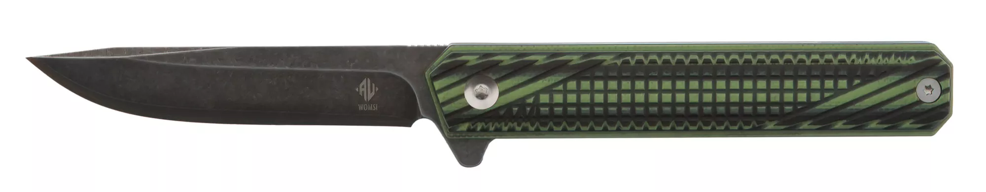 Womsi Wolf nóż składany dark green 2 G10 S90V