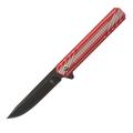 Womsi Wolf nóż składany red white G10 S90V