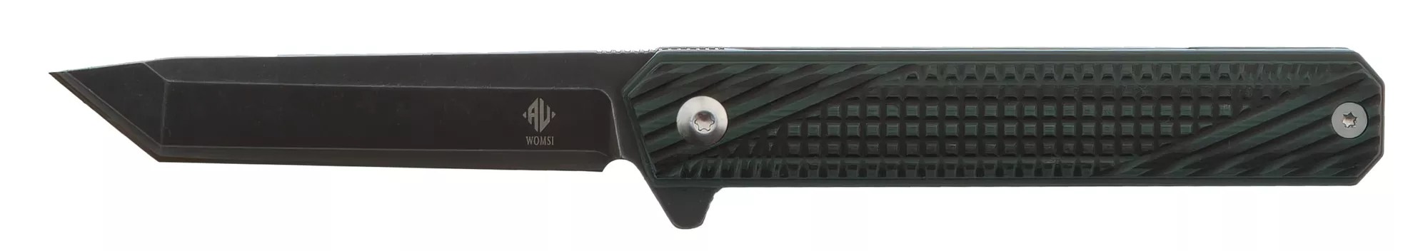 Womsi Wolf nóż składany tanto dark green G10 S90V