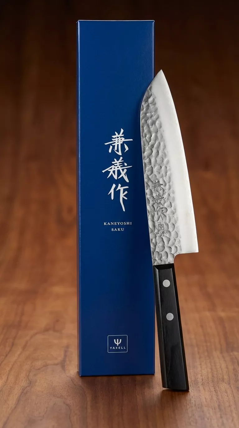 Yaxell Kaneyoshi-saku Nóż Santoku 16,5 cm VG10