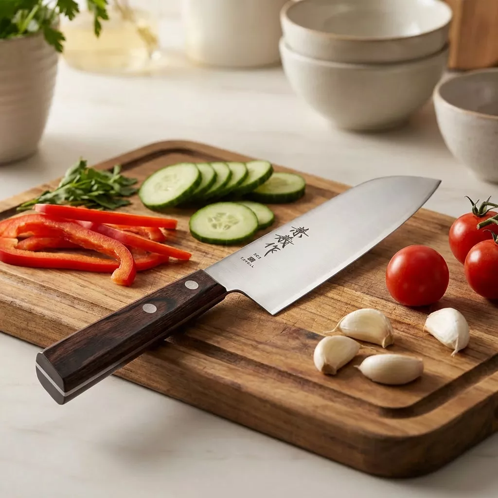 Japoński nóż Santoku Yaxell Kaneyoshi-saku SG2 16,5 cm