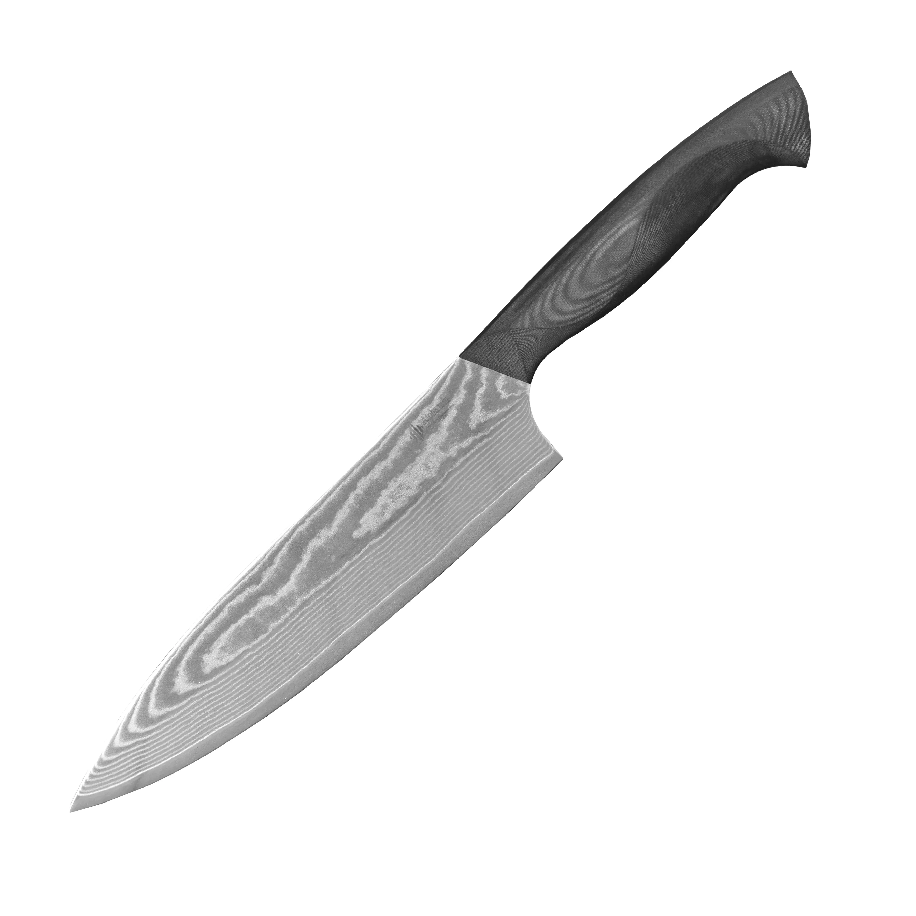 Nóż Szefa Kuchni Alpha Miu – Damasceńska Stal VG10, Ostrze 20.5 cm