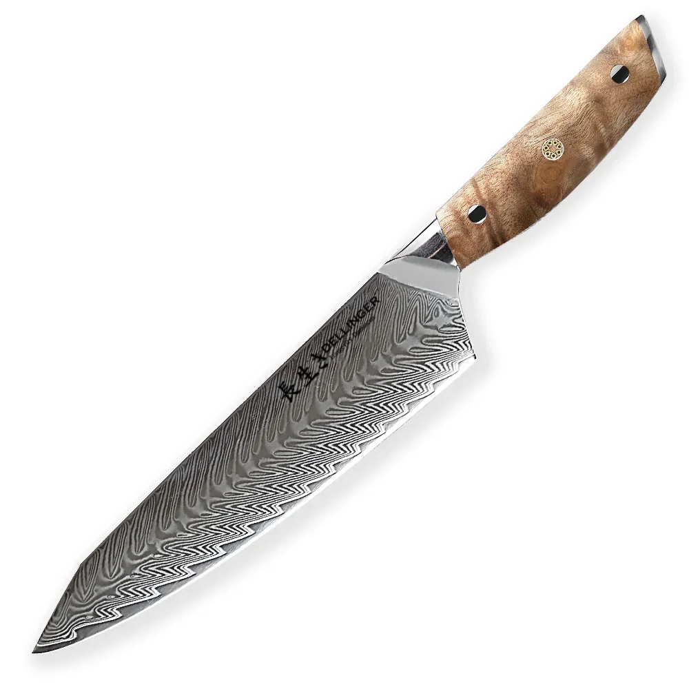 Dellinger Longevity Damascus Edition Nóż Kiritsuke 21.5 cm