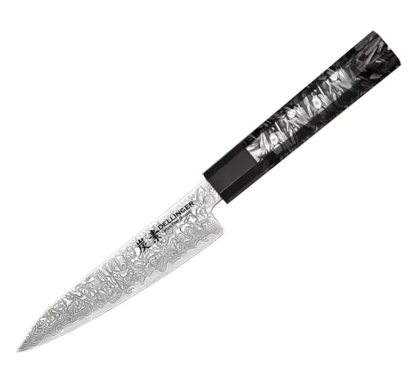 Nóż Petty Dellinger Carbon Fiber Octagon stal VG-10 14 cm