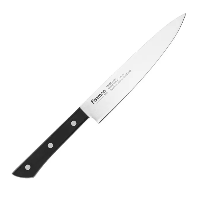 Fisman Nóż do plastrowania TANTO, stal 3Cr13, ostrze 16 cm