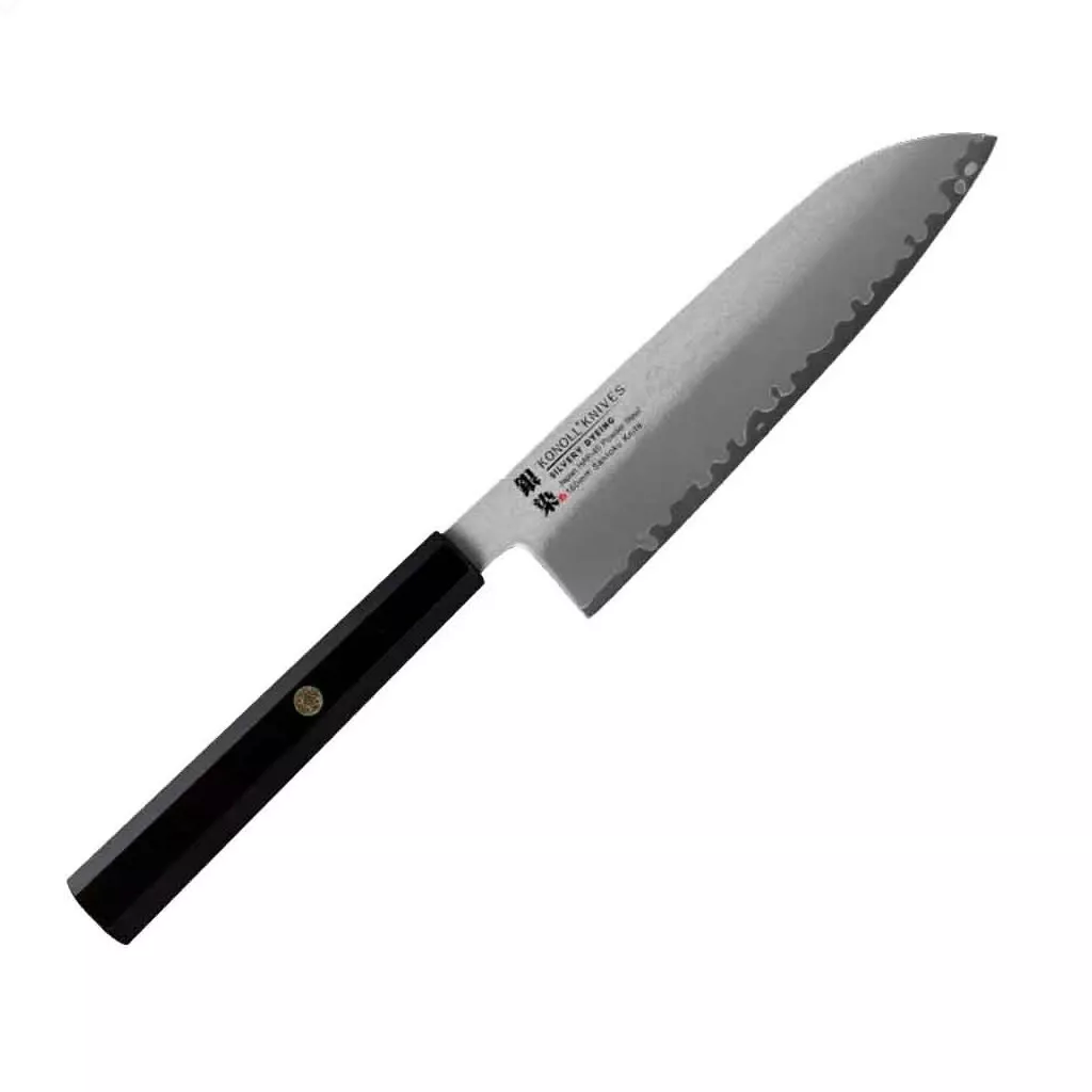 Nóż Santoku Konoll Silver Dyeing HAP-40 18 cm