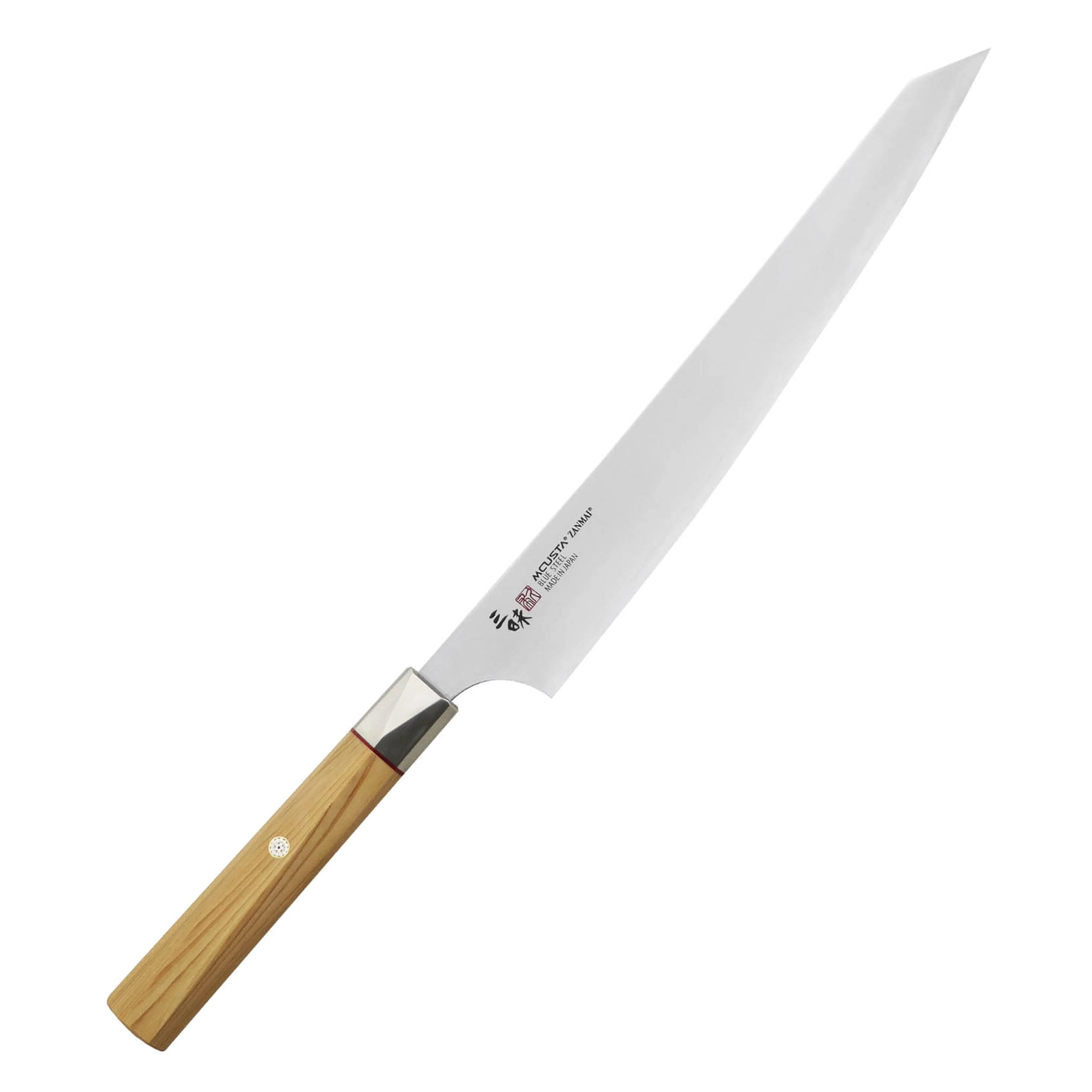 Mcusta Zanmai Beyond Aogami Super Nóż Sujihiki 24c