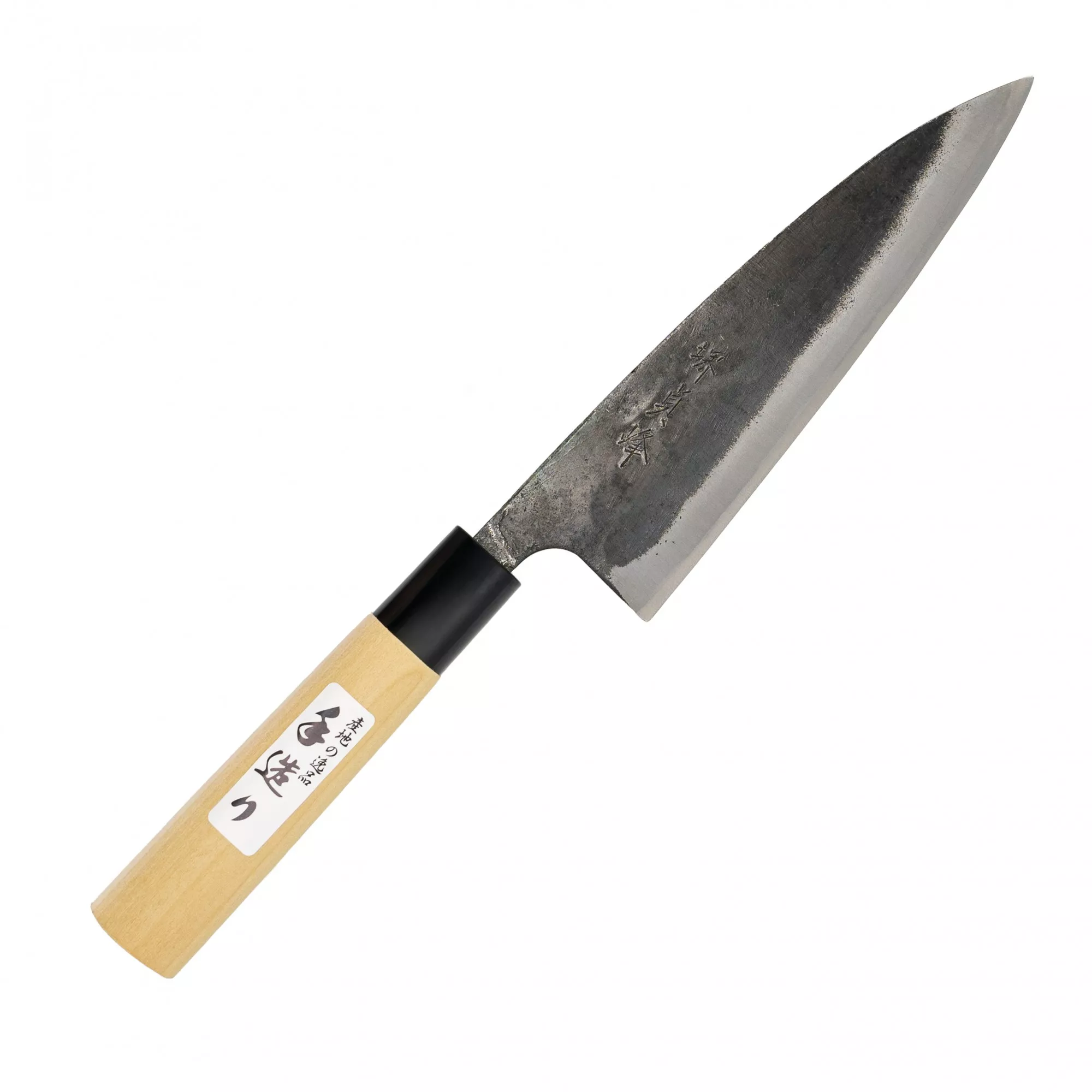 Japoński nóż Santoku Funayuki Okomura Kurouchi 16,5 cm