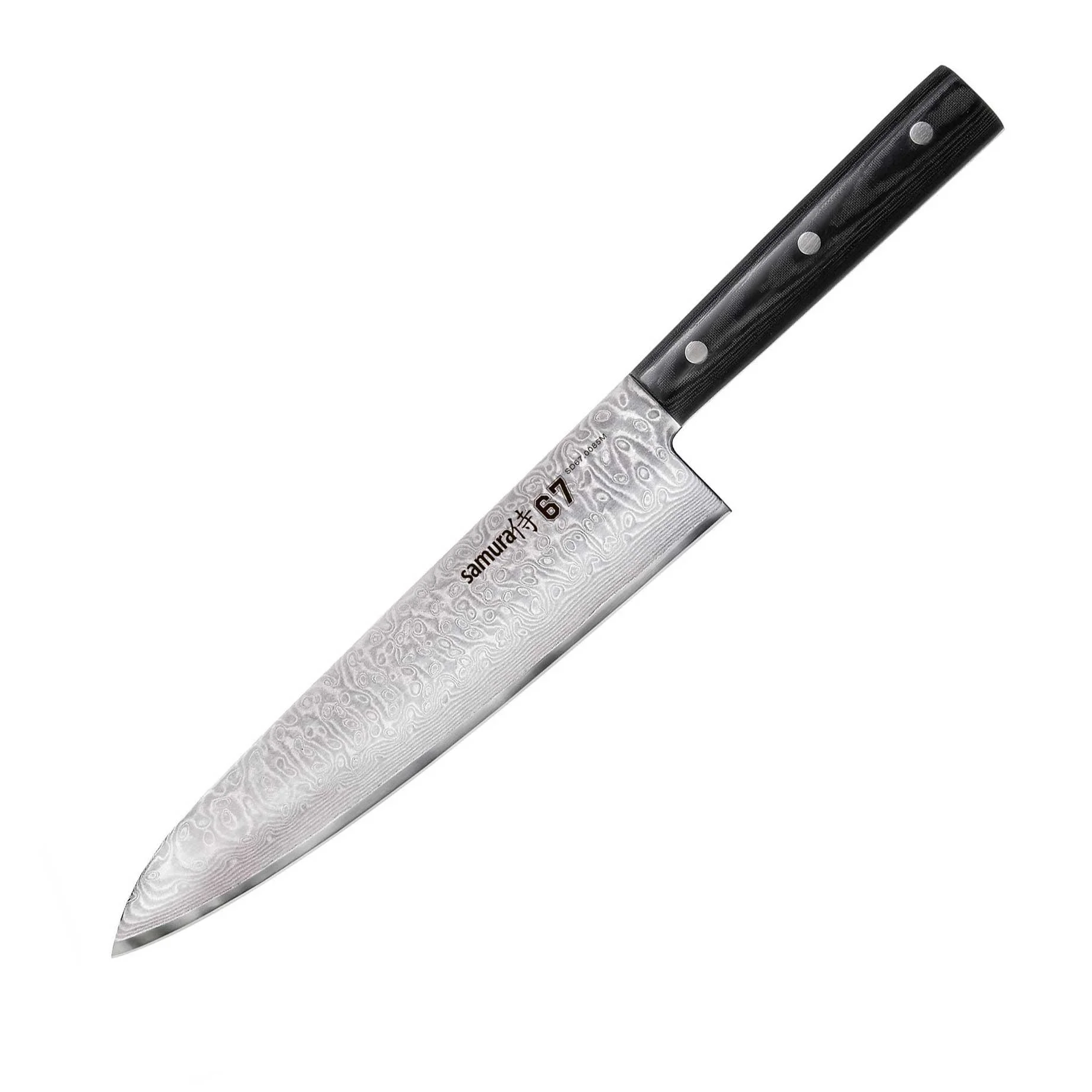 Samura Damascus 67 nóż szefa kuchni mikarta 61 HRC