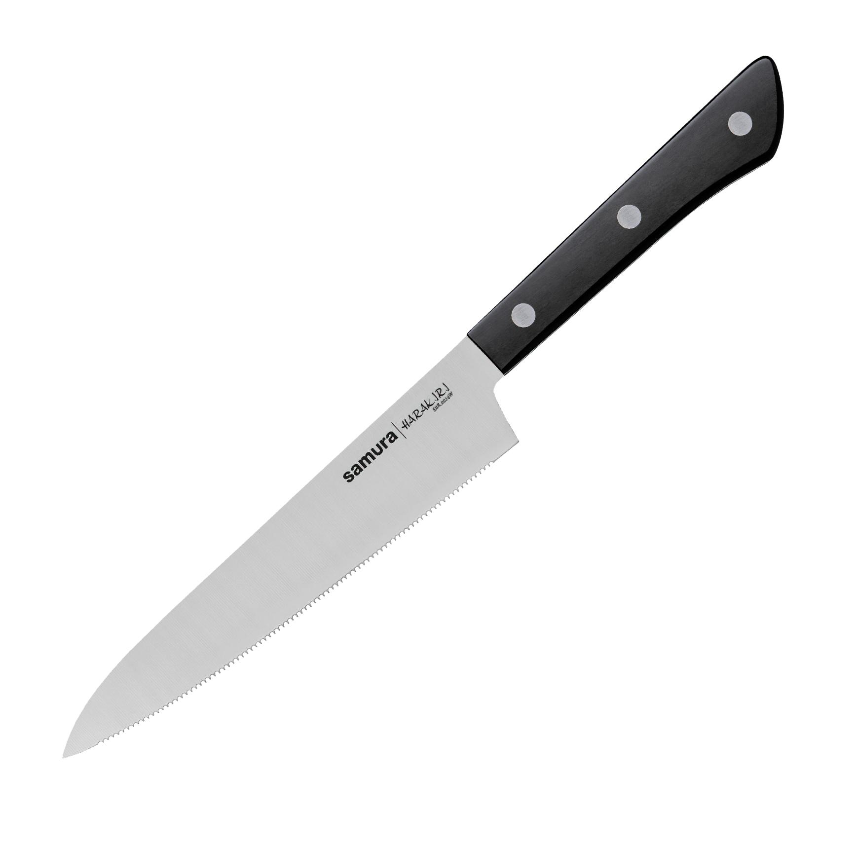 Samura Harakiri Nóż uniwersalny ząbkowany 15 cm SHR-0024B