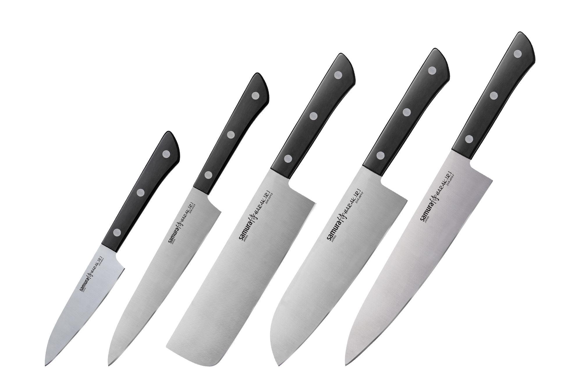 Zestaw 5 noży kuchennych Samura Harakiri AUS-8