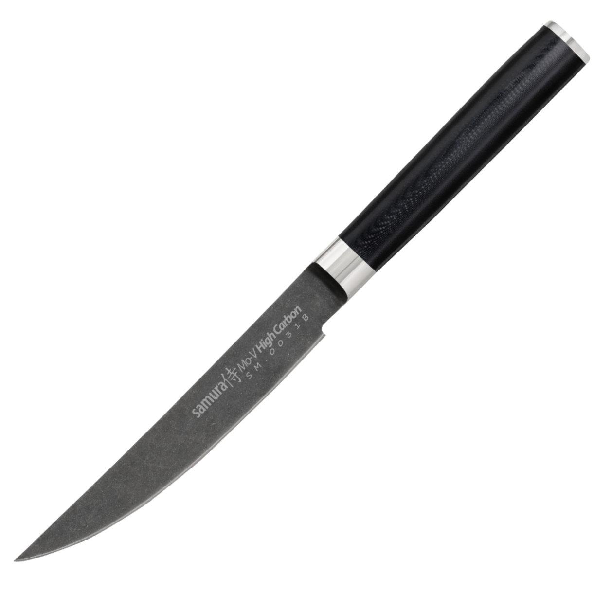 Nóż do steków Samura MO-V Stonewash 12 cm