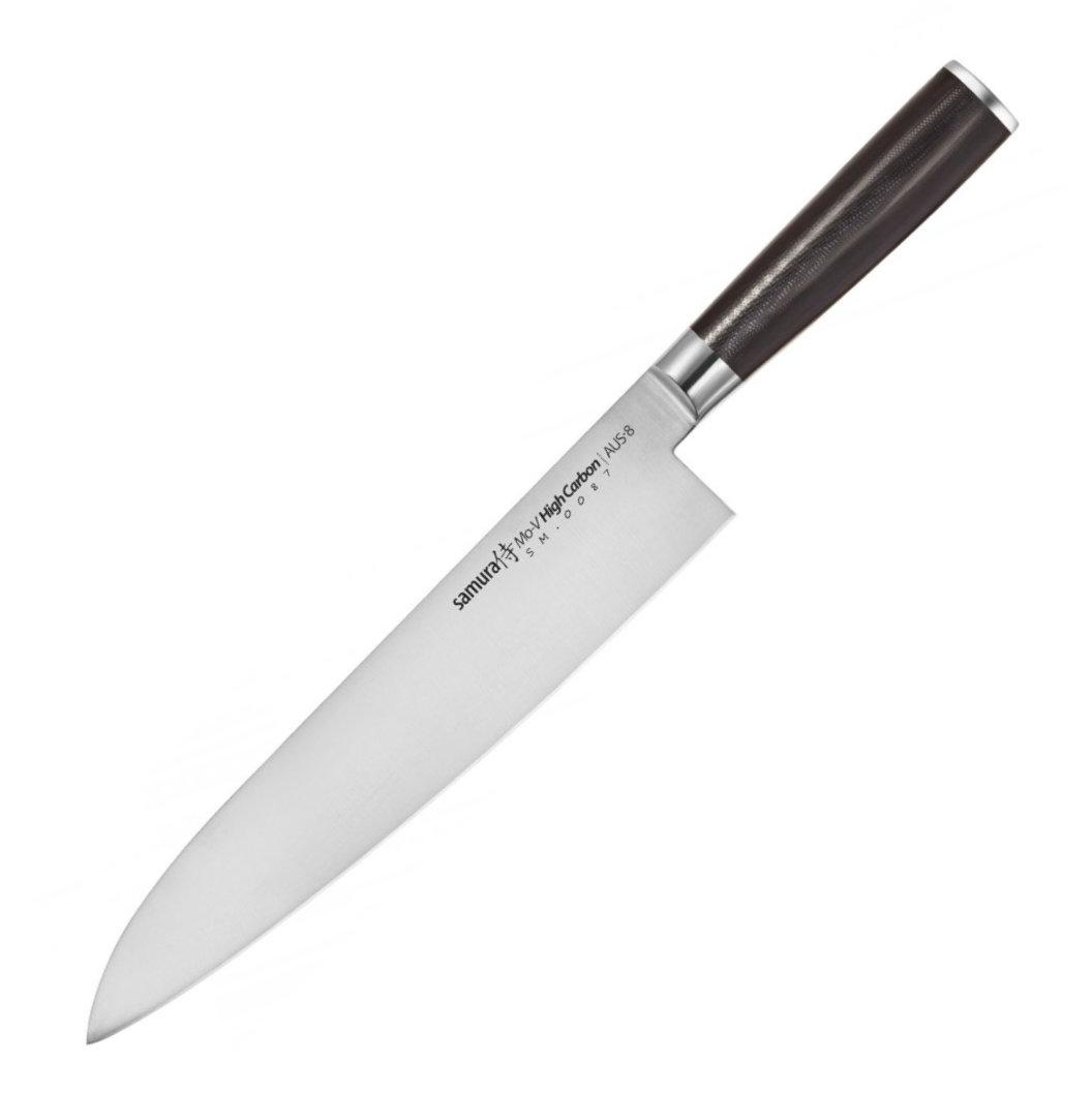 Samura MO-V Nóż szefa kuchni AUS-8 58HRC 24 cm
