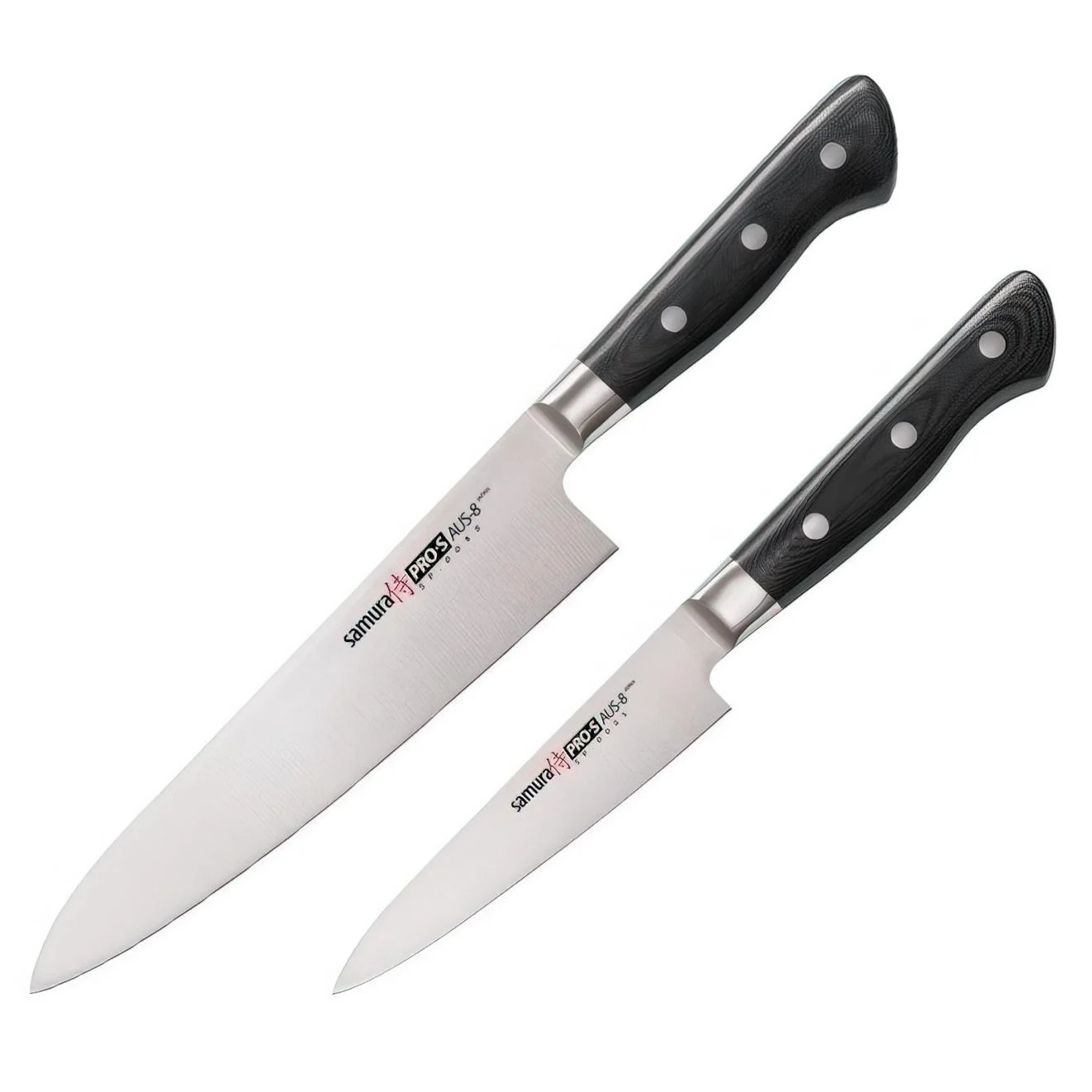 Samura PRO-S zestaw 2 noży szef i utility SP-0210.
