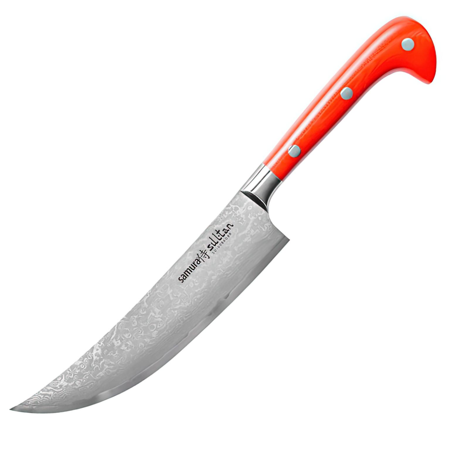 Nóż kuchenny Samura Sultan Pchak 15,9 cm czerwony SU-0086DBR