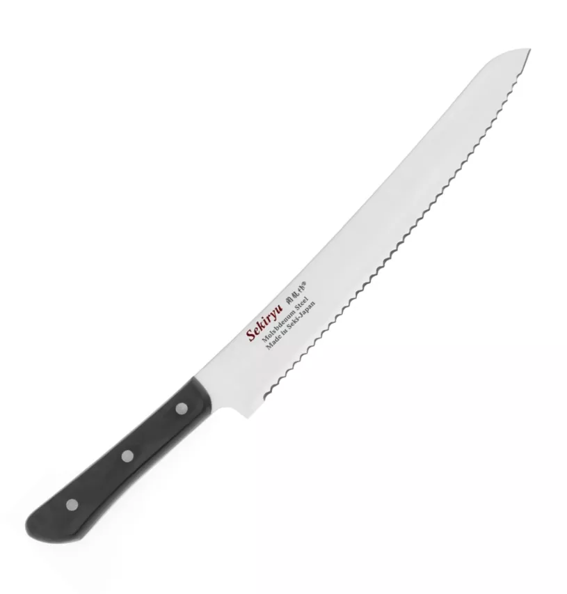Sekiryu Profesjonalny Nóż do Chleba, Ostrze 27 cm, Stal AUS-8 bulk