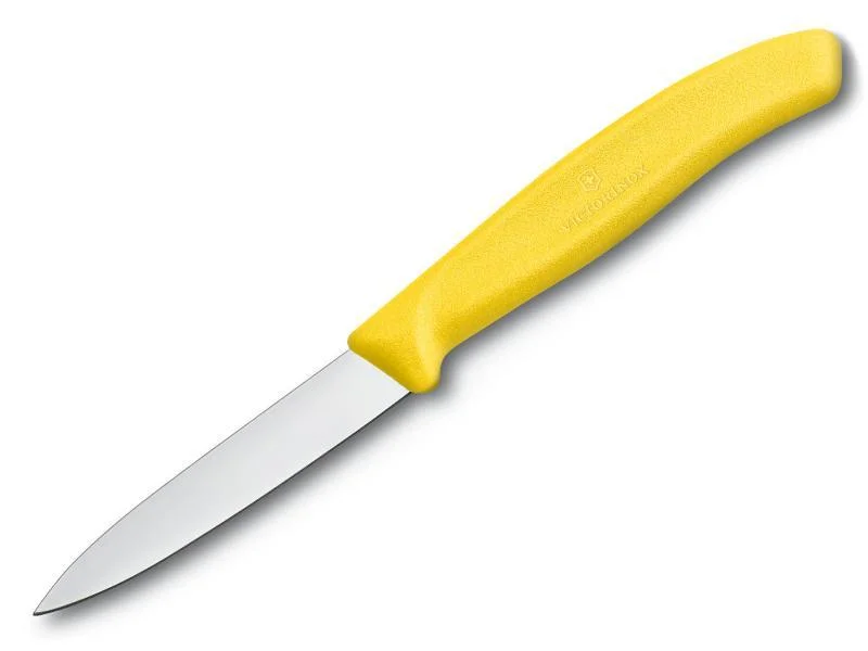 Victorinox nóż do obierania 8cm gładki żółty