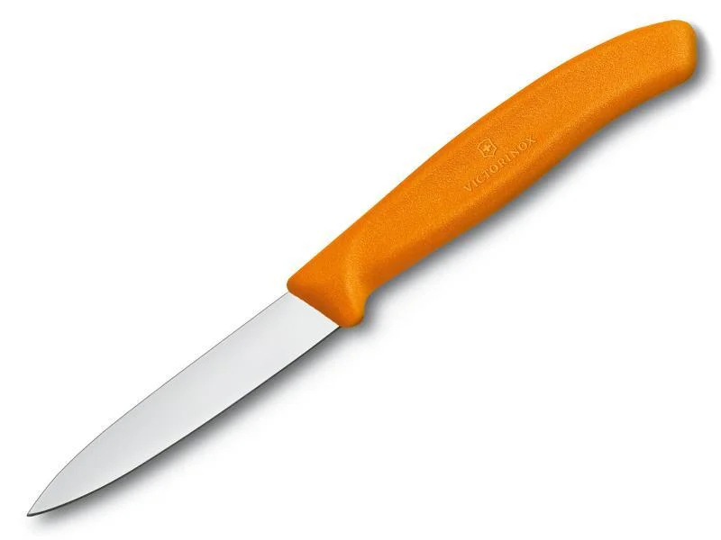 Victorinox nóż do obierania 8cm gładki pomarańczow