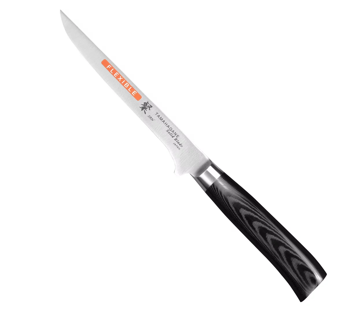 Tamahagane SAN Black VG-5 Nóż do wykrawania elasty