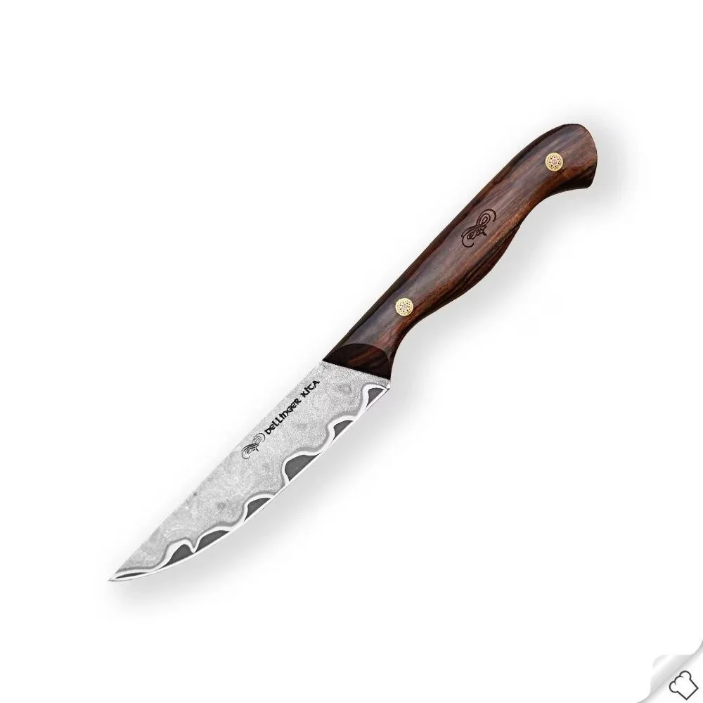 Dellinger KITA North Damascus Nóż Utility 12 cm