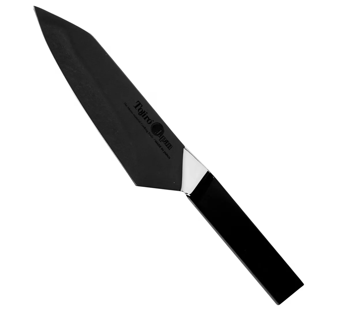 Tojiro Origami Black Polerowany Nóż Santoku 16,5cm