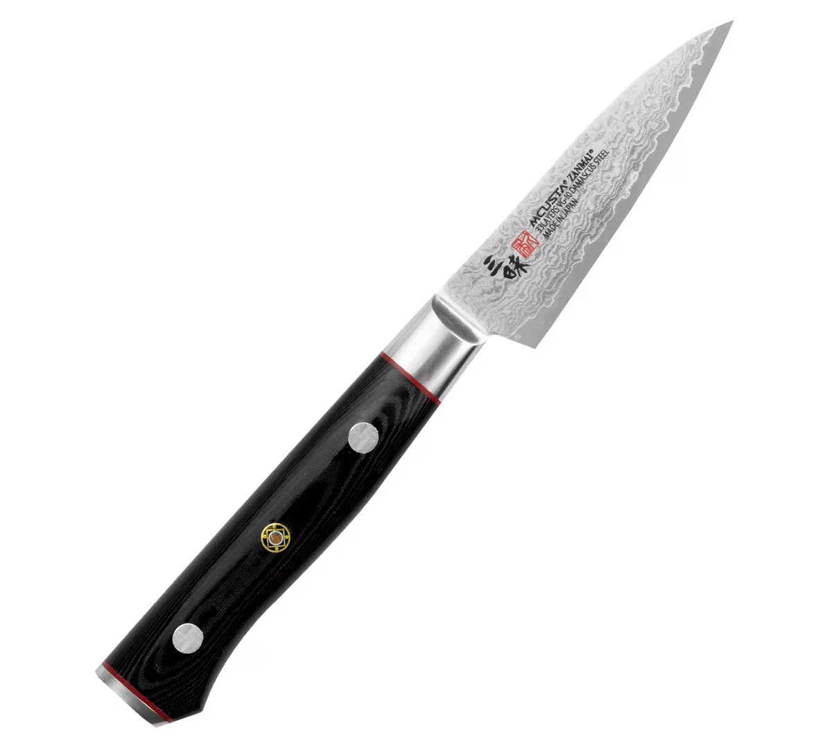 Mcusta Zanmai VG-10 Pro Zebra Nóż do obierania 9cm